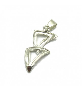 PE001167 Sterling silver pendant solid 925  Empress